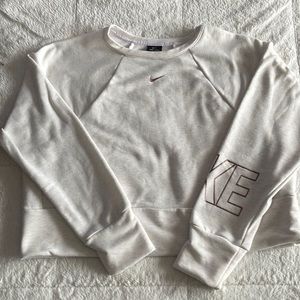 Nike white sweatshirt